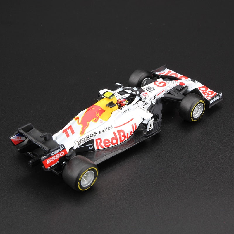 Premium Bburago 1:43 2021 F1 Red Bull Racing RB16B 33# Verstappen 11# Perez Special Paint