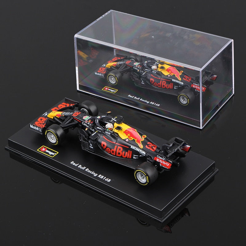 Premium Bburago 1:43 Red Bull RB16B 2021 #33 Max Verstappen #11 Checo Perez