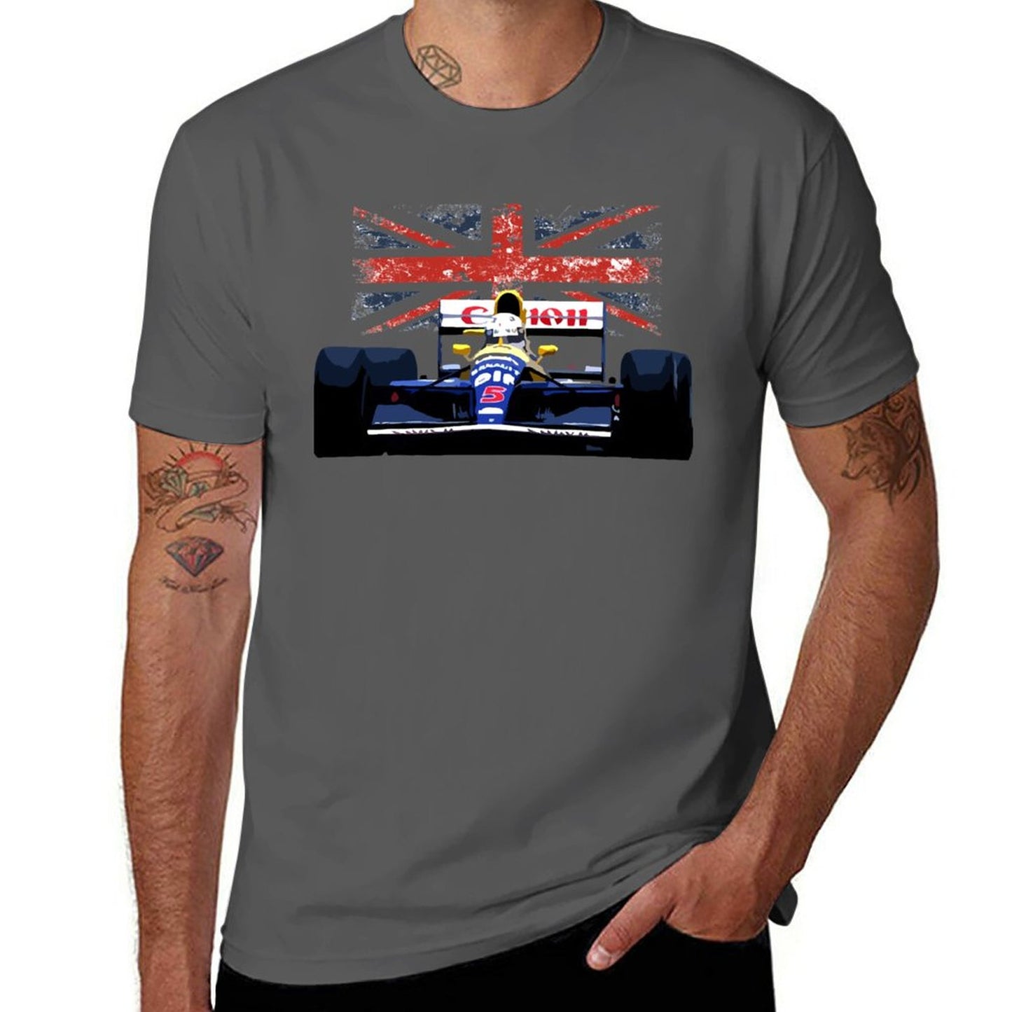 T-Shirt Williams FW14 Nigel Mansell F1 British Grand Prix