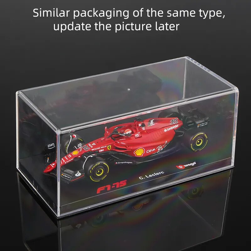 Premium Bburago 1:43 2023 Scuderia Ferrari SF23 #16 Leclerc #55 Sainz
