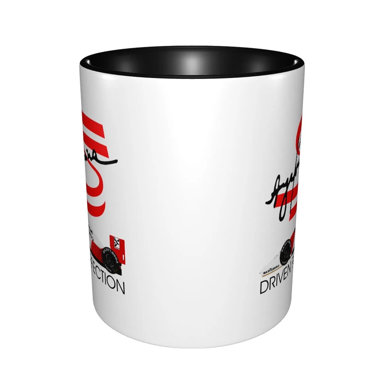 Ayrton Senna logo mug - Drive to Perfection