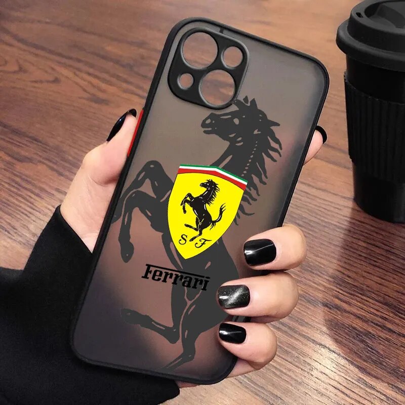 Iphone Case Scuderia Ferrari - Black Soft TPU
