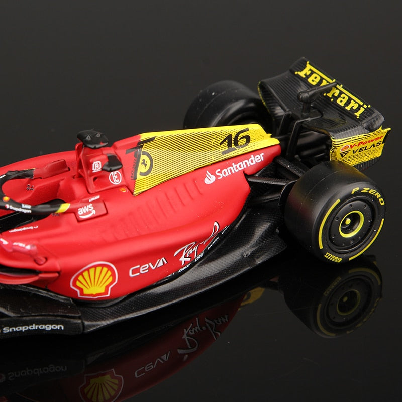 Bburago 1:43 75th Anniversary MONZA 2022 F1 Scuderia Ferrari F1-75 #16 Leclerc #55 Sainz