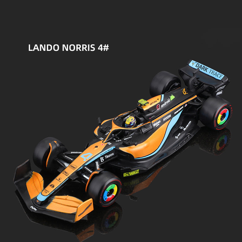 Premium Bburago 1:43 McLaren F1 Team MCL36 2022 #4 Lando Norris #3 Daniel Ricciardo