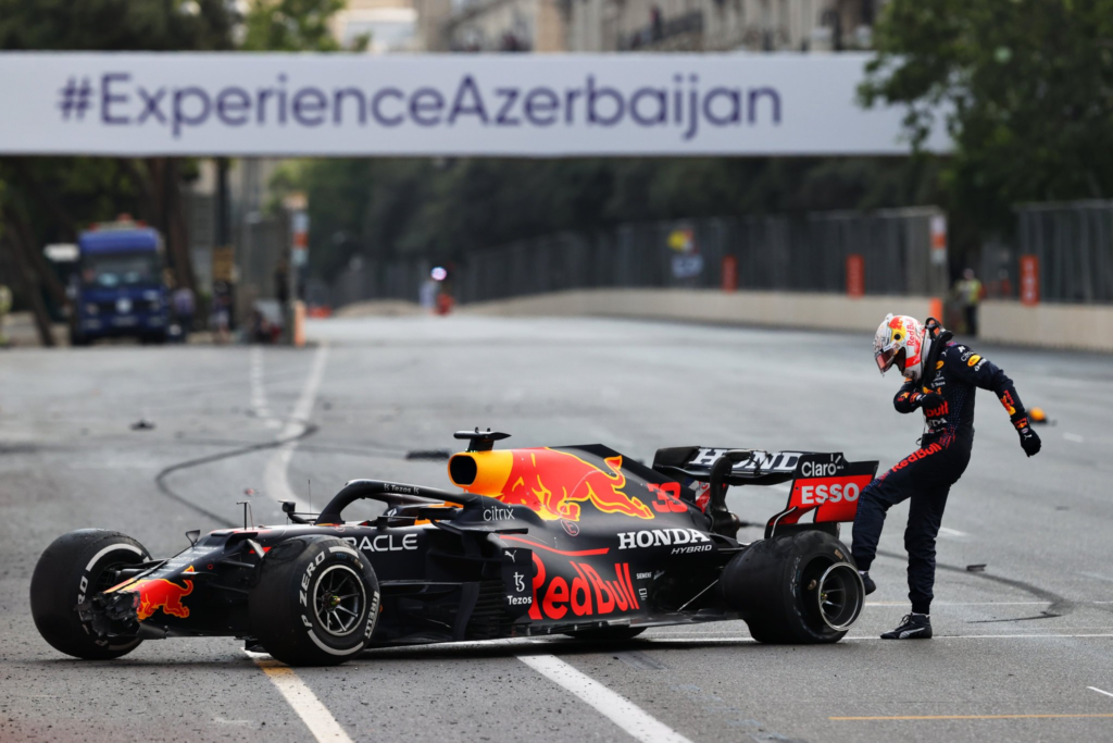 T-Shirt Verstappen Baku 2021 Tire Kick