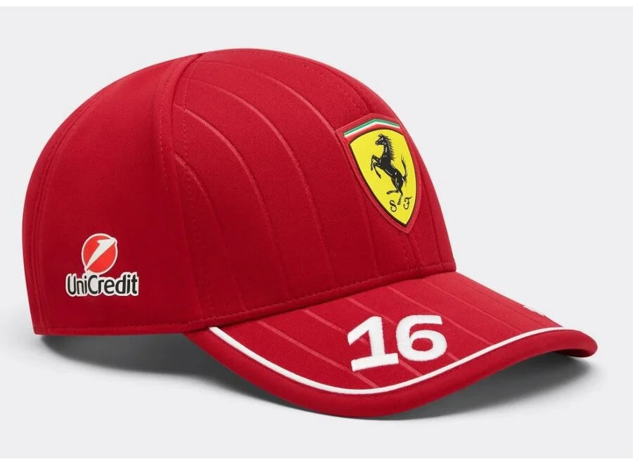 Boné Scuderia Ferrari 2025 Réplica - Hamilton/Leclerc