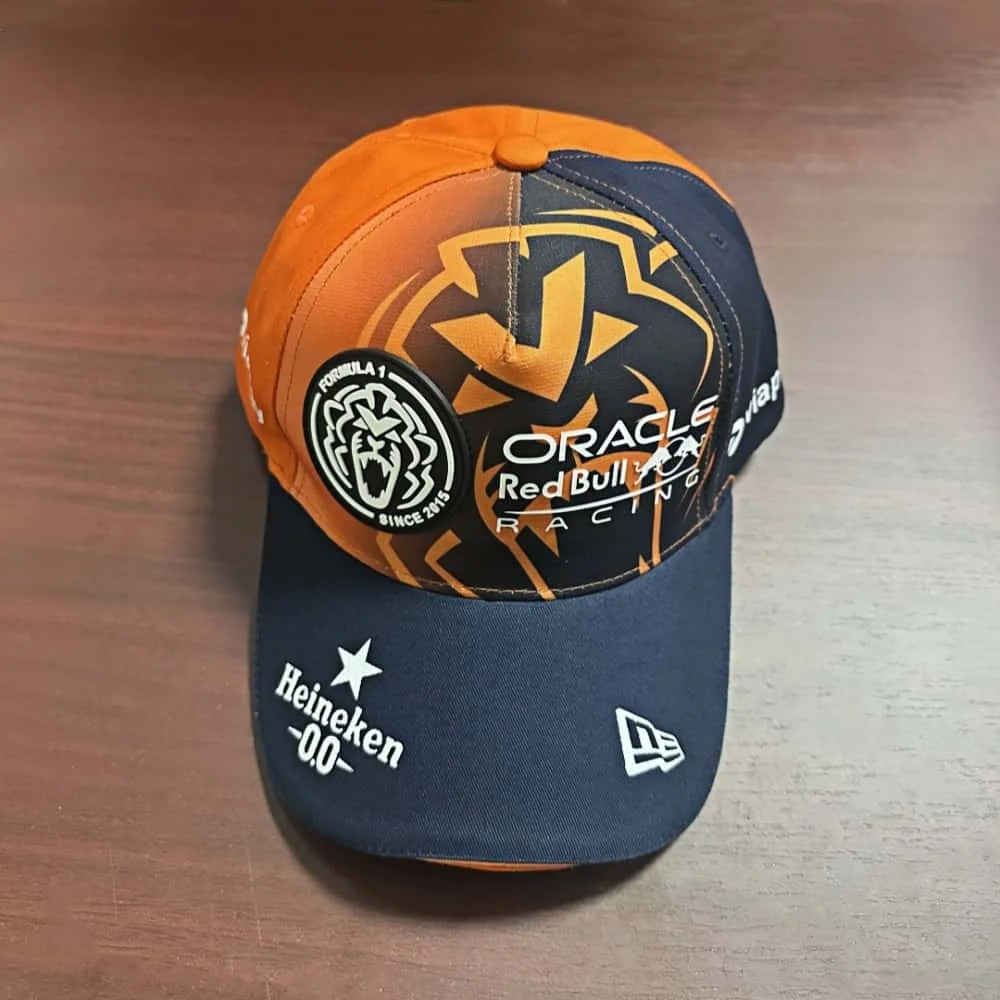 Orange Lion Driver Cap 2024 Cap - Max Verstappen Replica