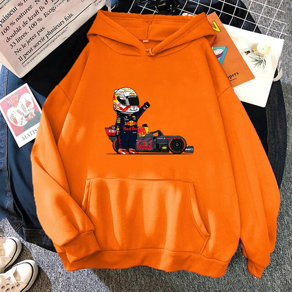 Cartoon Max Verstappen Hoodie