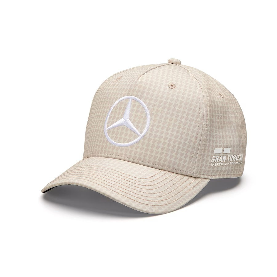 Mercedes AMG Petronas F1 2023 Lewis Hamilton Replica Cap - Natural