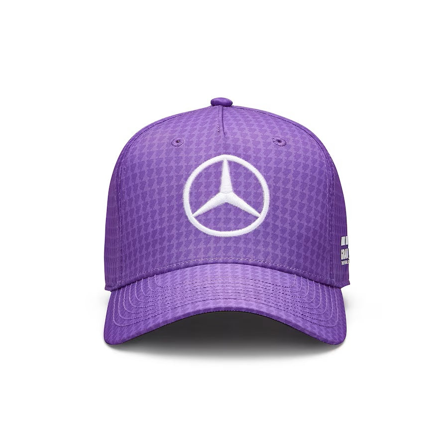 Boné Mercedes AMG Petronas F1 2023 Lewis Hamilton Replica - Purple