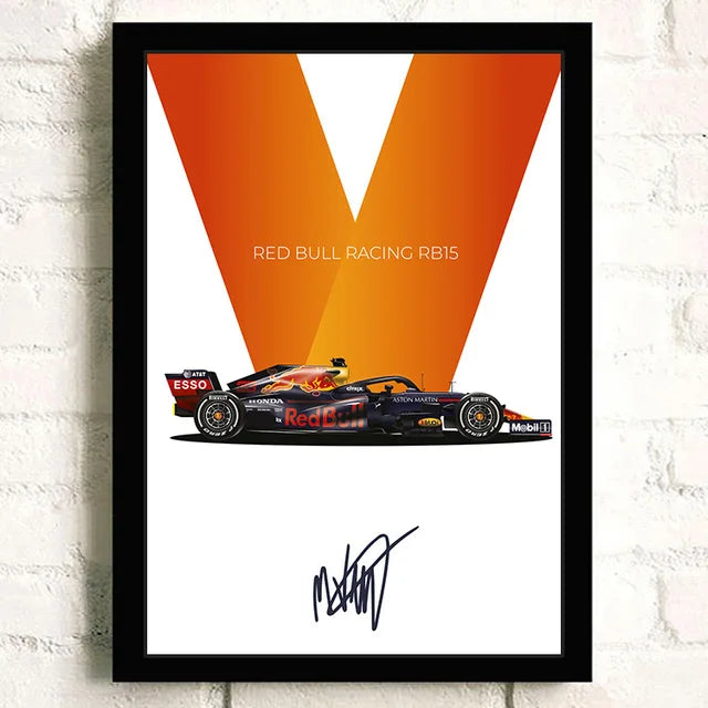 Decorative Formula 1 Poster – Racing Car Art for Walls