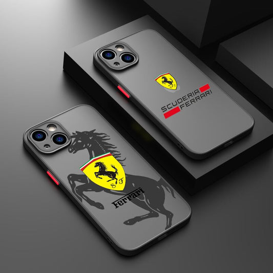 Capa Iphone Scuderia Ferrari - Black Soft TPU