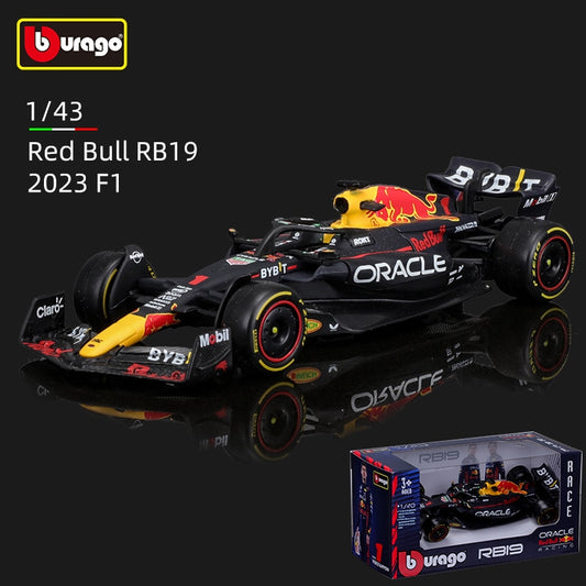 Bburago 1:43 2023 Red Bull Racing Team RB19 #1 Verstappen #11Perez