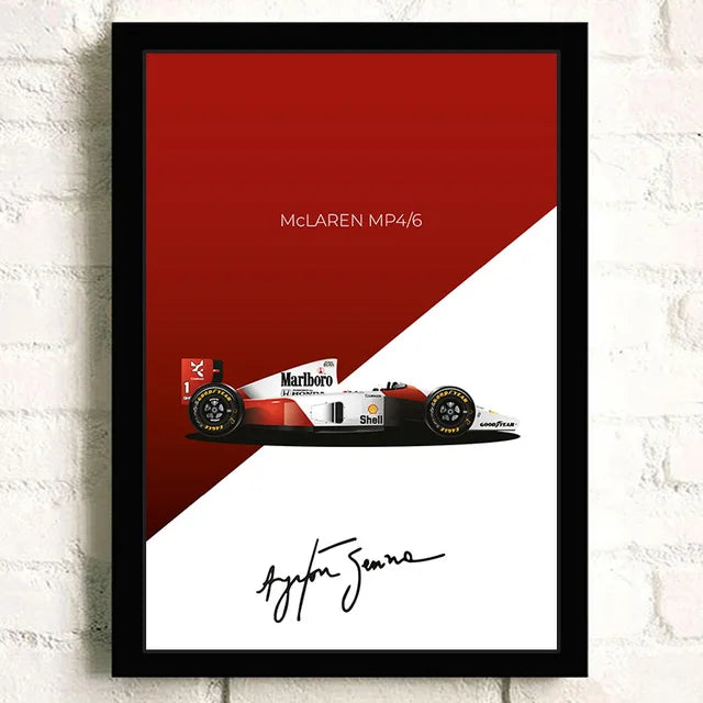 Decorative Formula 1 Poster – Racing Car Art for Walls