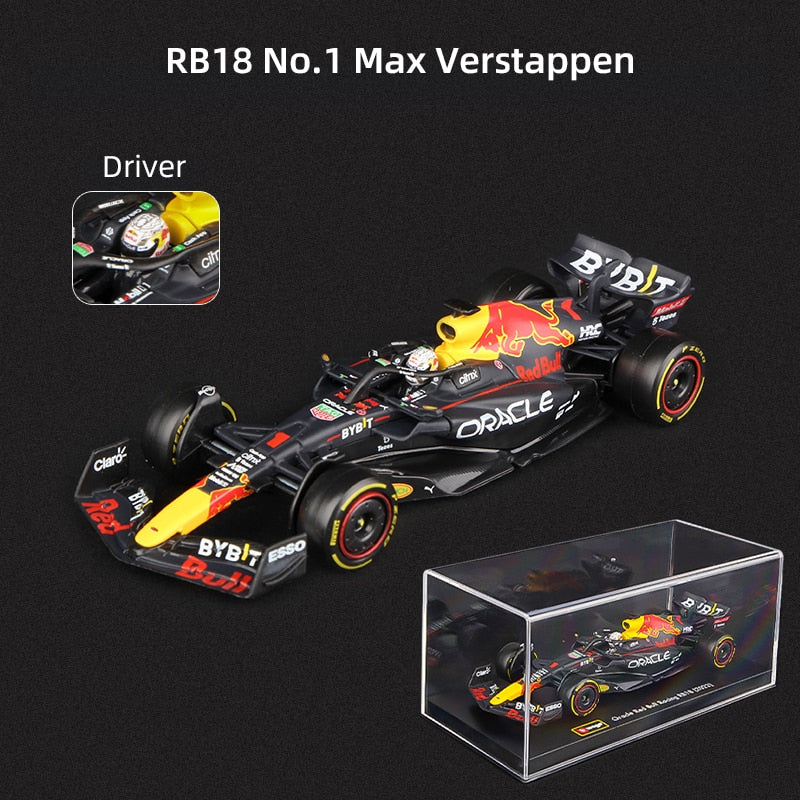 Premium Bburago 1:43 2022 Champion Red Bull Racing Team RB18 #1 Verstappen #11Perez