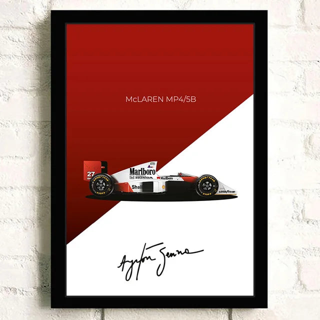 Decorative Formula 1 Poster – Racing Car Art for Walls