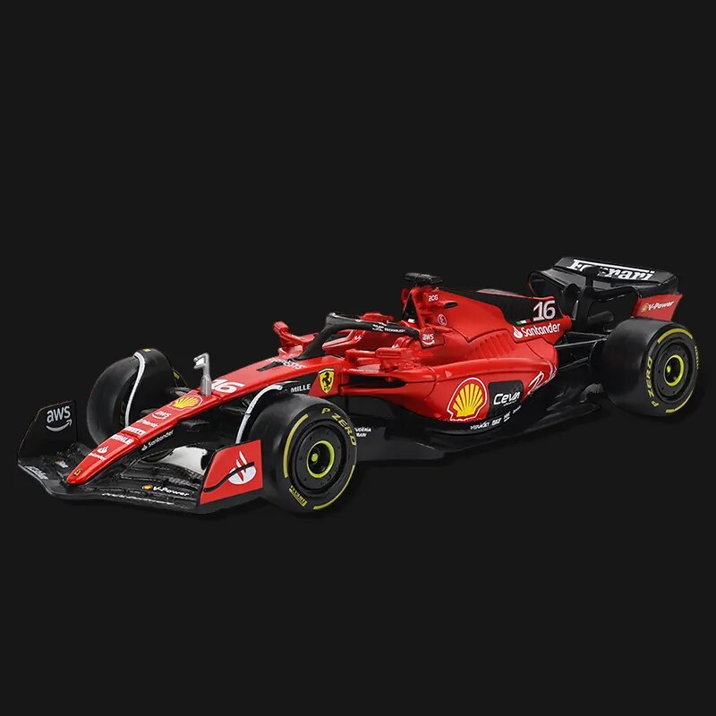 Bburago 1:43 2023 Scuderia Ferrari SF23 #16 Leclerc #55 Sainz