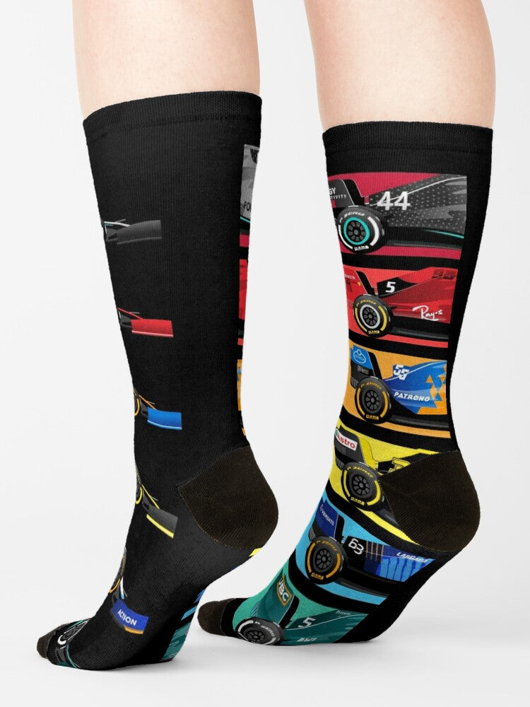 F1 Racing Socks Socks 6 F1 Teams – F1 Car Cave