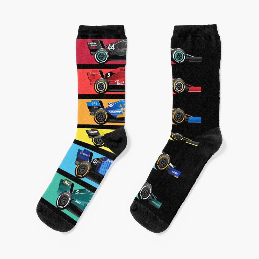 F1 Racing Socks Socks 6 F1 Teams – F1 Car Cave