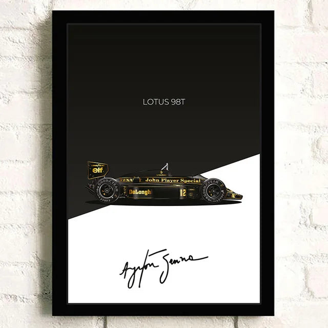 Decorative Formula 1 Poster – Racing Car Art for Walls