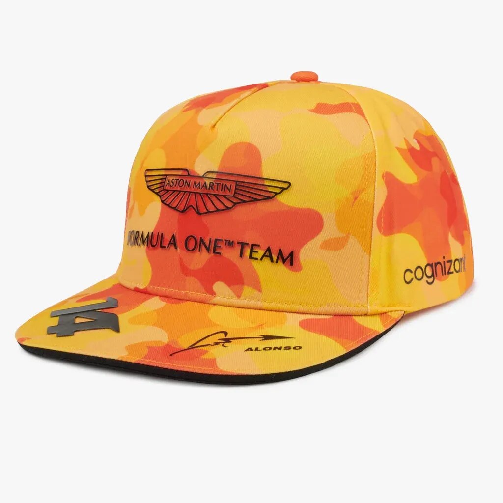2023 Fernando Alonso Aston Martin Cognizant F1 Team Cap - Orange