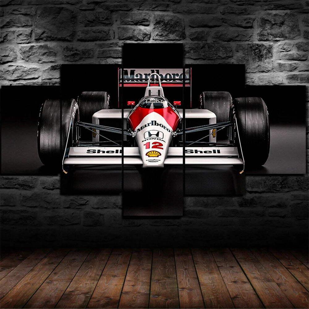 5 Pieces Canvas Wall Art 1988 McLaren MP4/4