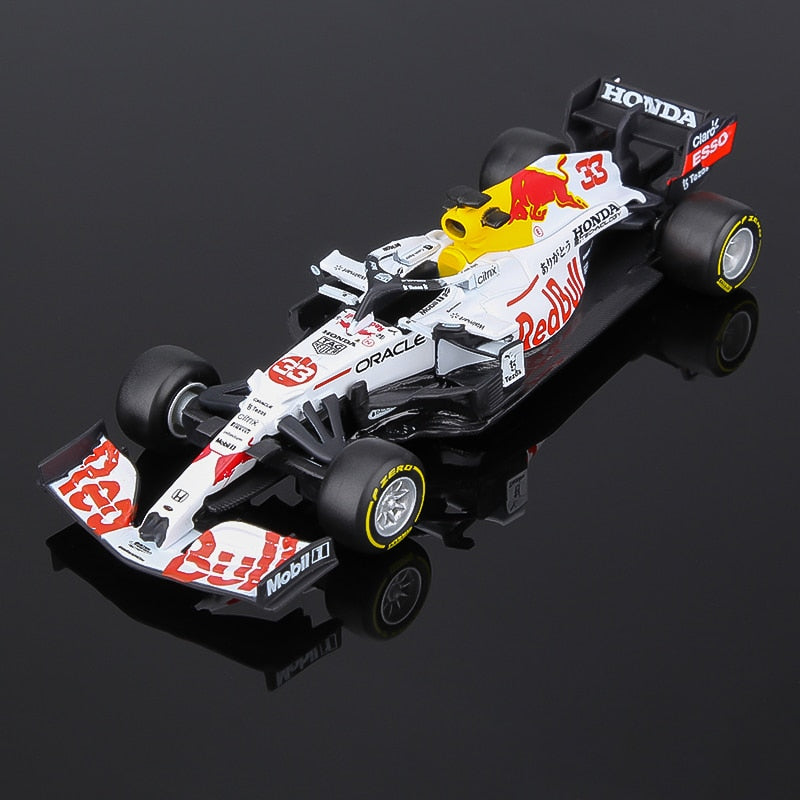 Bburago 1:43 2021 F1 Red Bull Racing RB16B 33# Verstappen 11# Perez Special Paint