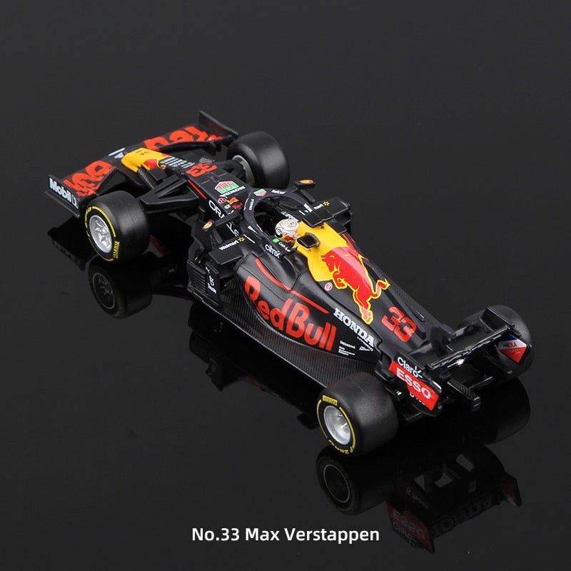 Premium Bburago 1:43 Red Bull RB16B 2021 #33 Max Verstappen #11 Checo Perez