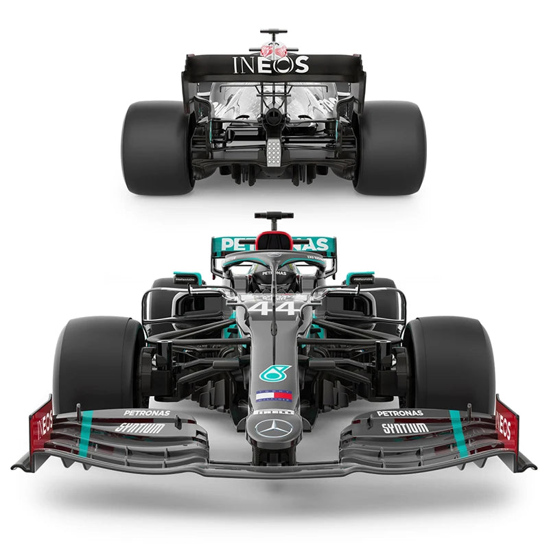 Rastar Remote Control F1 Racing Car Model Mercedes-AMG l W11 #44 Lewis Hamilton - Escala 1:12 / 1:18