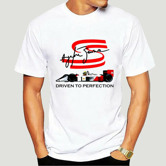 T-Shirt Ayrton Senna logo - Driven To Perfection