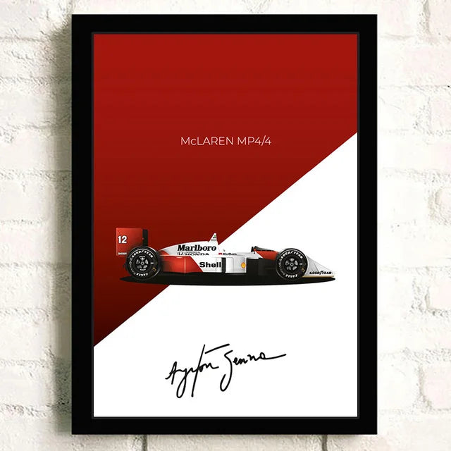 Decorative Formula 1 Poster – Racing Car Art for Walls