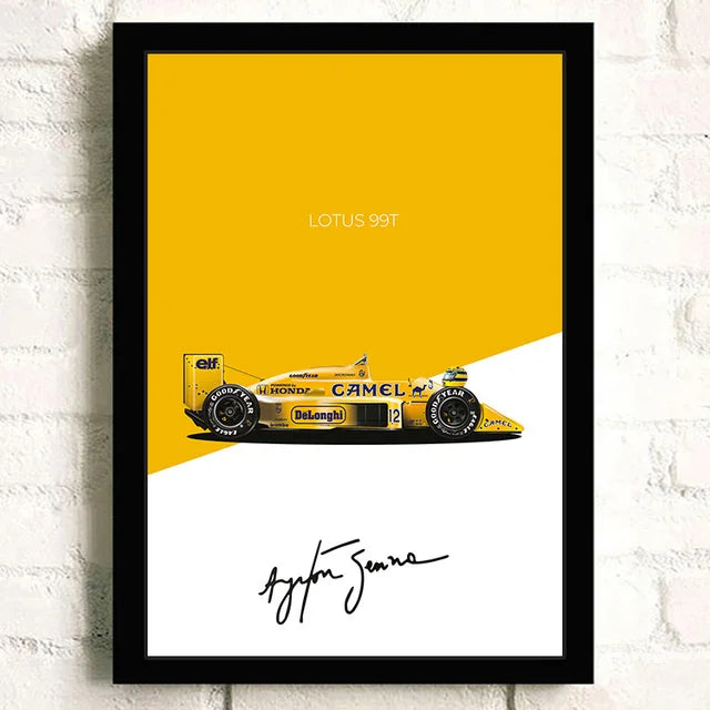 Decorative Formula 1 Poster – Racing Car Art for Walls