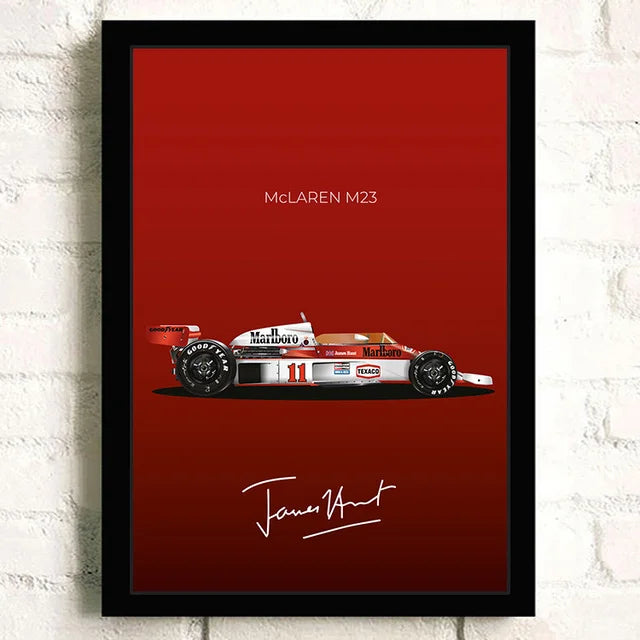 Decorative Formula 1 Poster – Racing Car Art for Walls