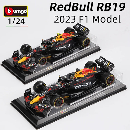 Premium Bburago 1:24 2023 F1 Winner Oracle Red Bull RB19 #1Verstappen #11Perez