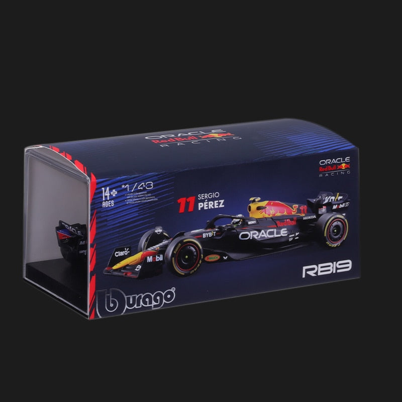 Premium Bburago 1:43 2023 Red Bull Racing Team RB19 #1 Verstappen #11Perez