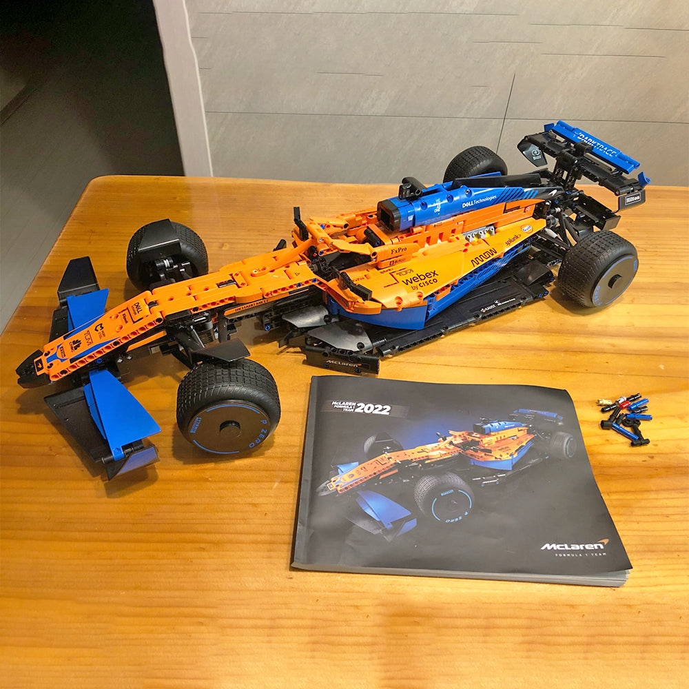 F1 Build Tecnich Formula One McLaren F1 Building Blocks - MOC 42141 – F1 Car Cave