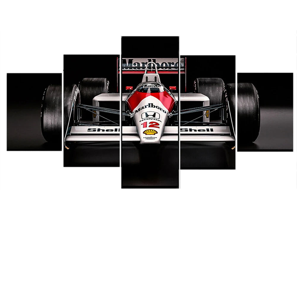 5 Pieces Canvas Wall Art 1988 McLaren MP4/4