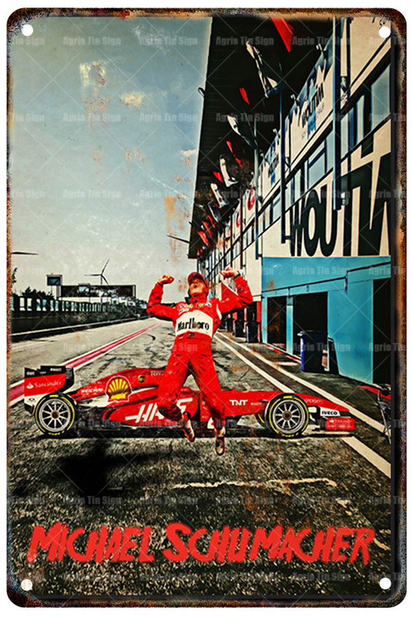 F1 Drivers Champs Metal Poster