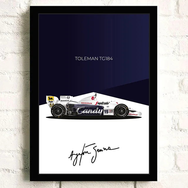 Decorative Formula 1 Poster – Racing Car Art for Walls