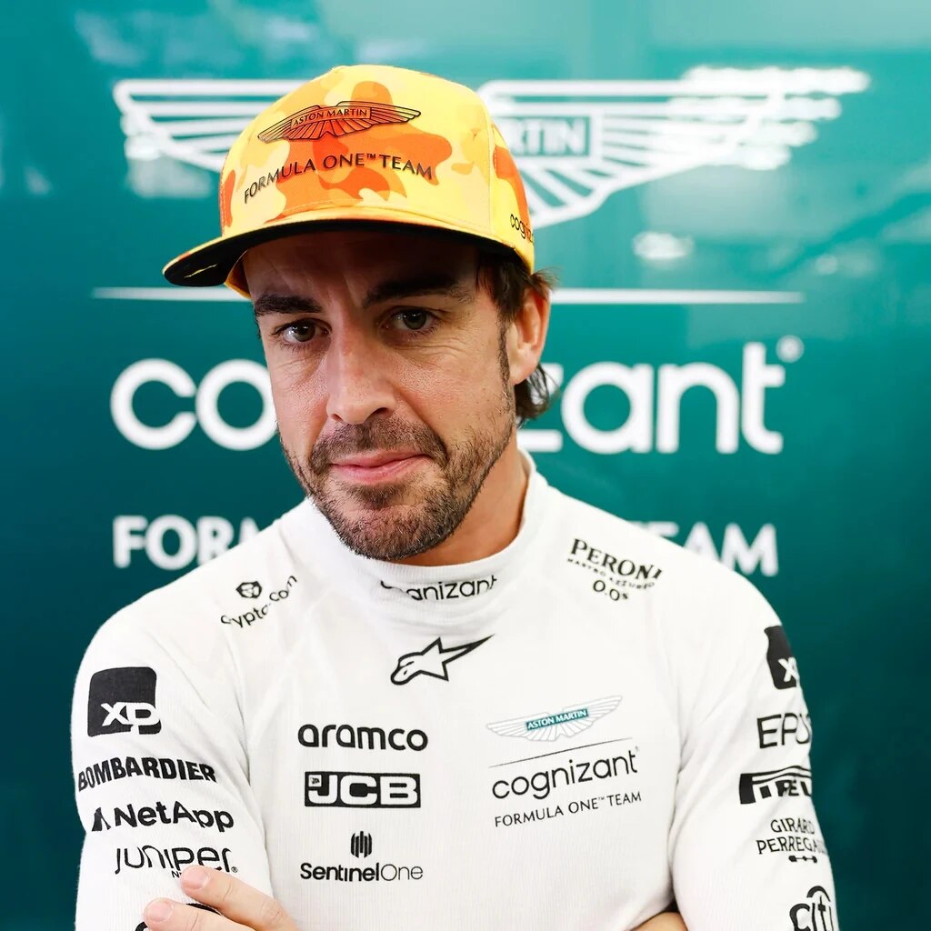 2023 Fernando Alonso Aston Martin Cognizant F1 Team Cap - Orange