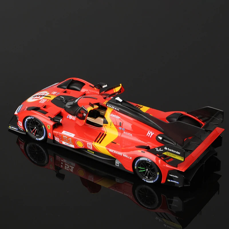 Bburago 1:18 Ferrari 499P 2023  Hypercar #50  #51 24h LE MANS