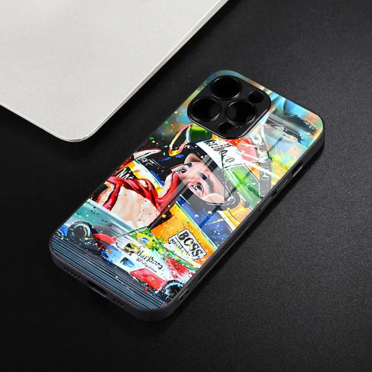 Capa Iphone F1 Ayrton Senna MP4/4 Draw - Vidro temperado