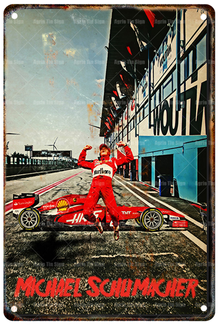 F1 Drivers Champs Metal Poster