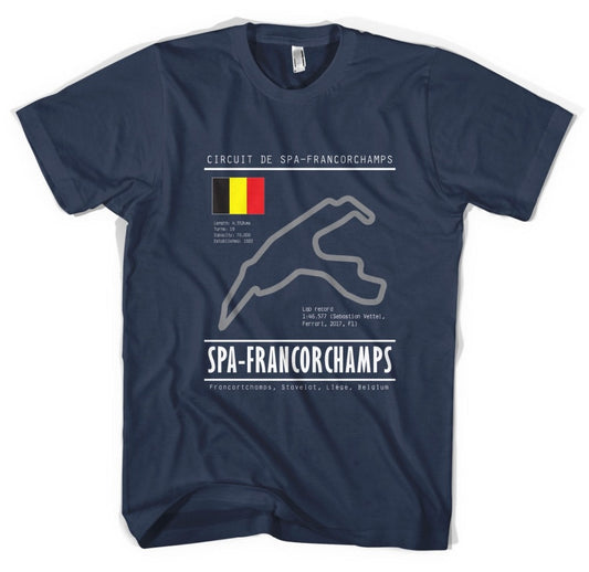 T-Shirt Spa Francorchamps, Belgium Grand Prix