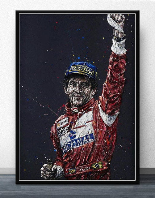 Poster Ayrton Senna Celebration Art