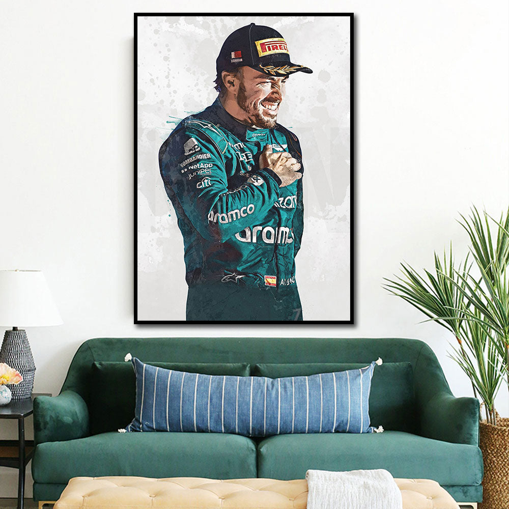 Poster 2023 Fernando Alonso - Aston Martin