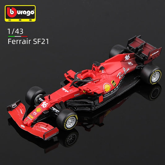 Bburago 1:43 Ferrari SF21 2021 #55 C. Sains #16 C. Leclerc