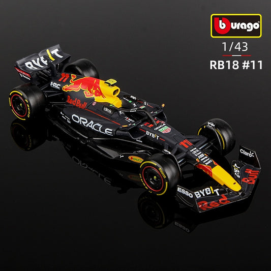 Bburago 1:43 2022 F1 Red Bull Racing RB18 1# Verstappen 11# Perez